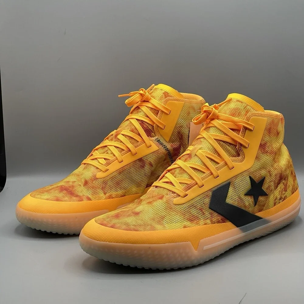Converse Men's 16 Sneakers All Star Pro BB Flames Basketball Orange 166261C
